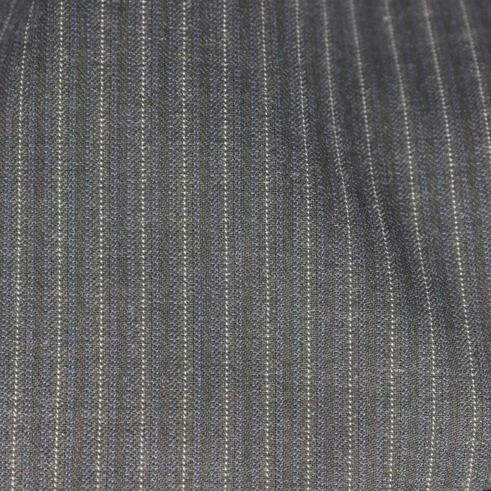 Perry Ellis Pinstripe Blazer Classic Fit Charcoal Gray Business Casual 42R
